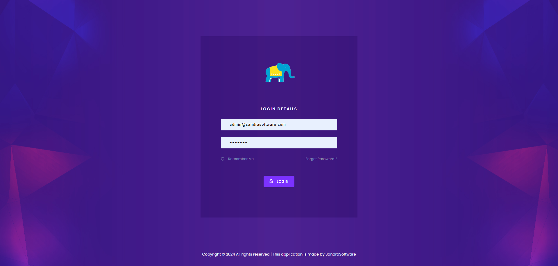 Sandra Software Product 3 Screenshot